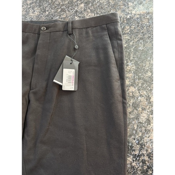 Giorgio Armani Italy Men's Black Flat Front Trousers Pants. NWT Authentic 39x36 - Picture 5 of 10